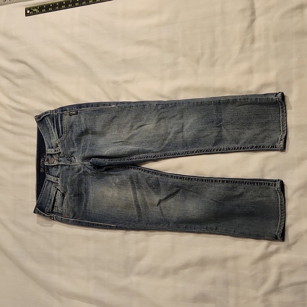Silver jeans Suki Mid Capri women's 25 blue denim‎
